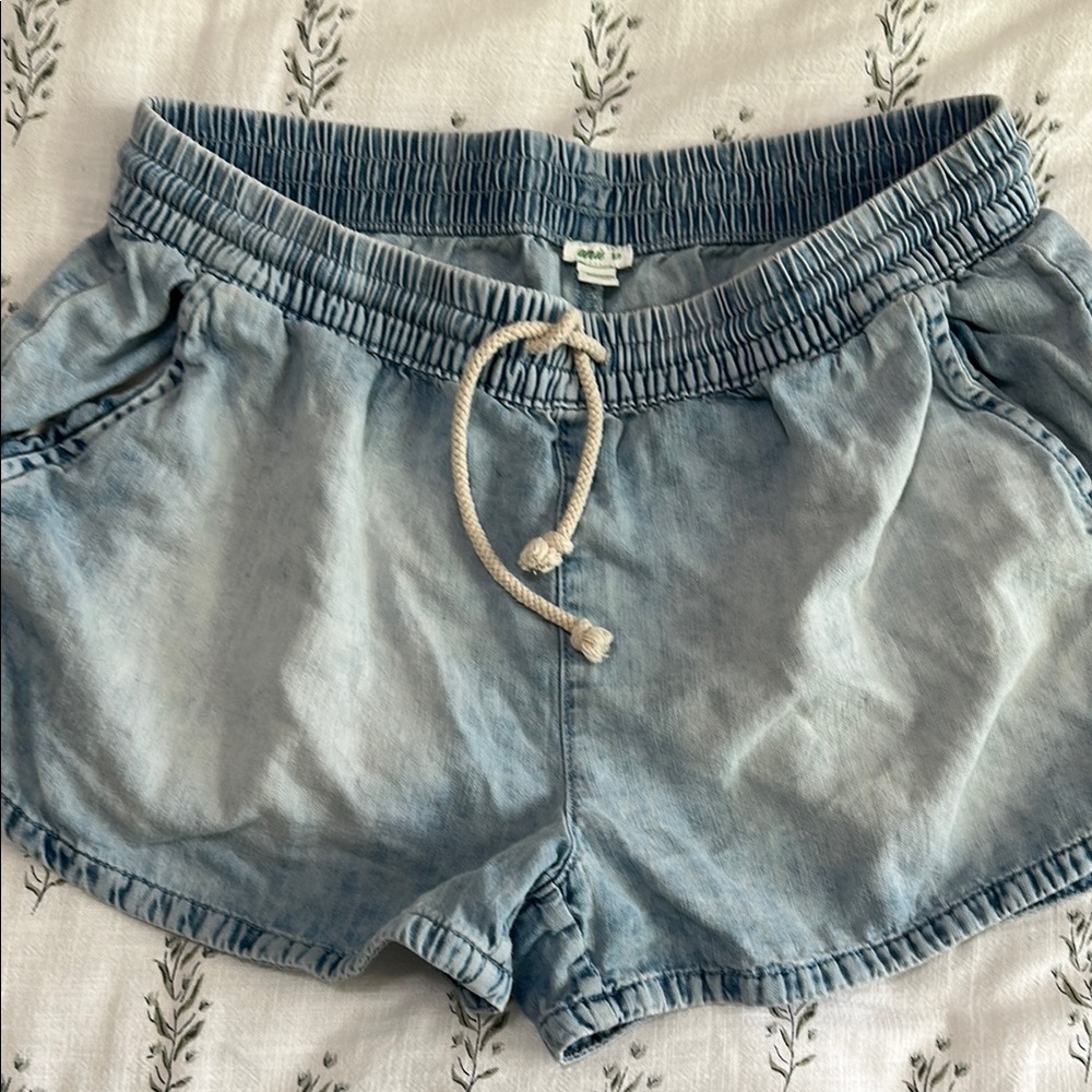 aerie blue shorts